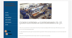 Desktop Screenshot of celiker.com.tr