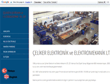 Tablet Screenshot of celiker.com.tr